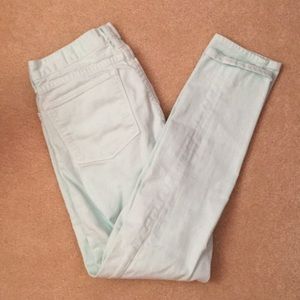 Mint Green J. Crew Skinny Jean
